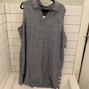 Linen tunic dress